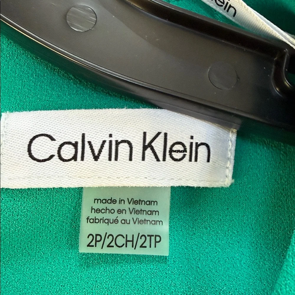 Calvin Klein green  Midi Dress - Picture 5 of 6